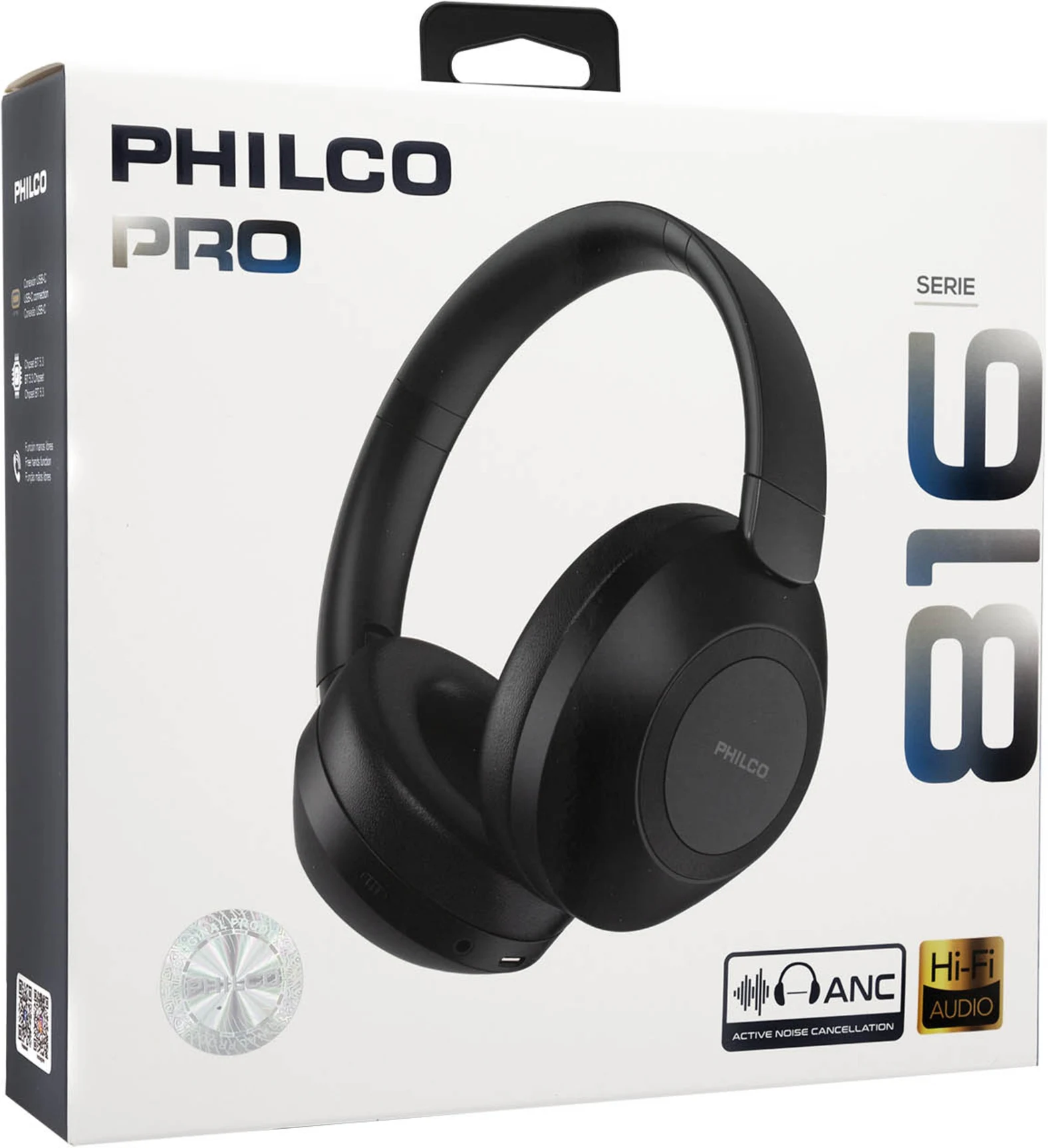 Imagen 3 de PM816B AUDIFONO BT PHILCO PM816 ANC NEGRO