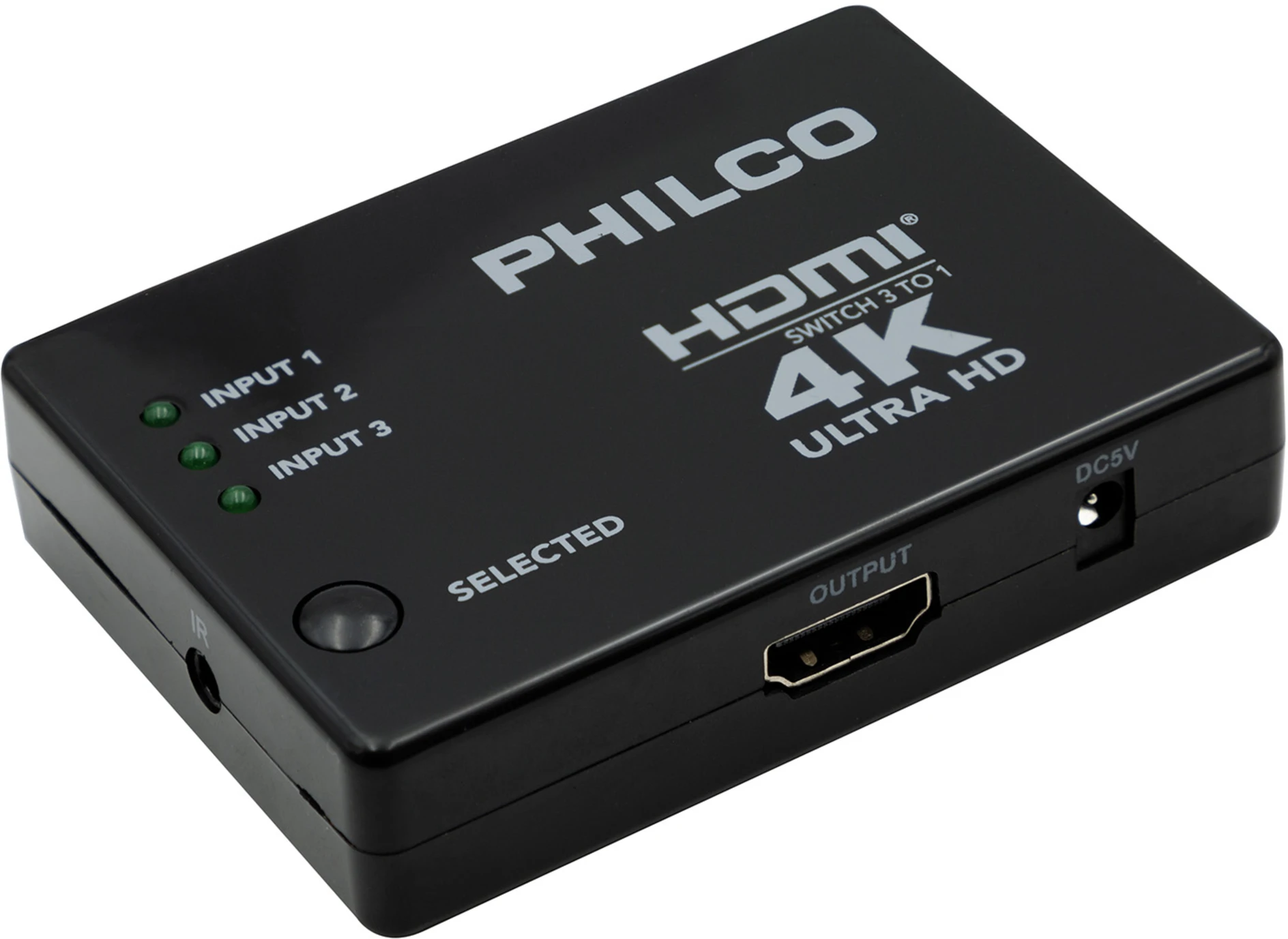 Imagen 0 de Switch HDMI Philco 3*1 FHD UHD con Control Remoto Resolución Hasta 1080p 