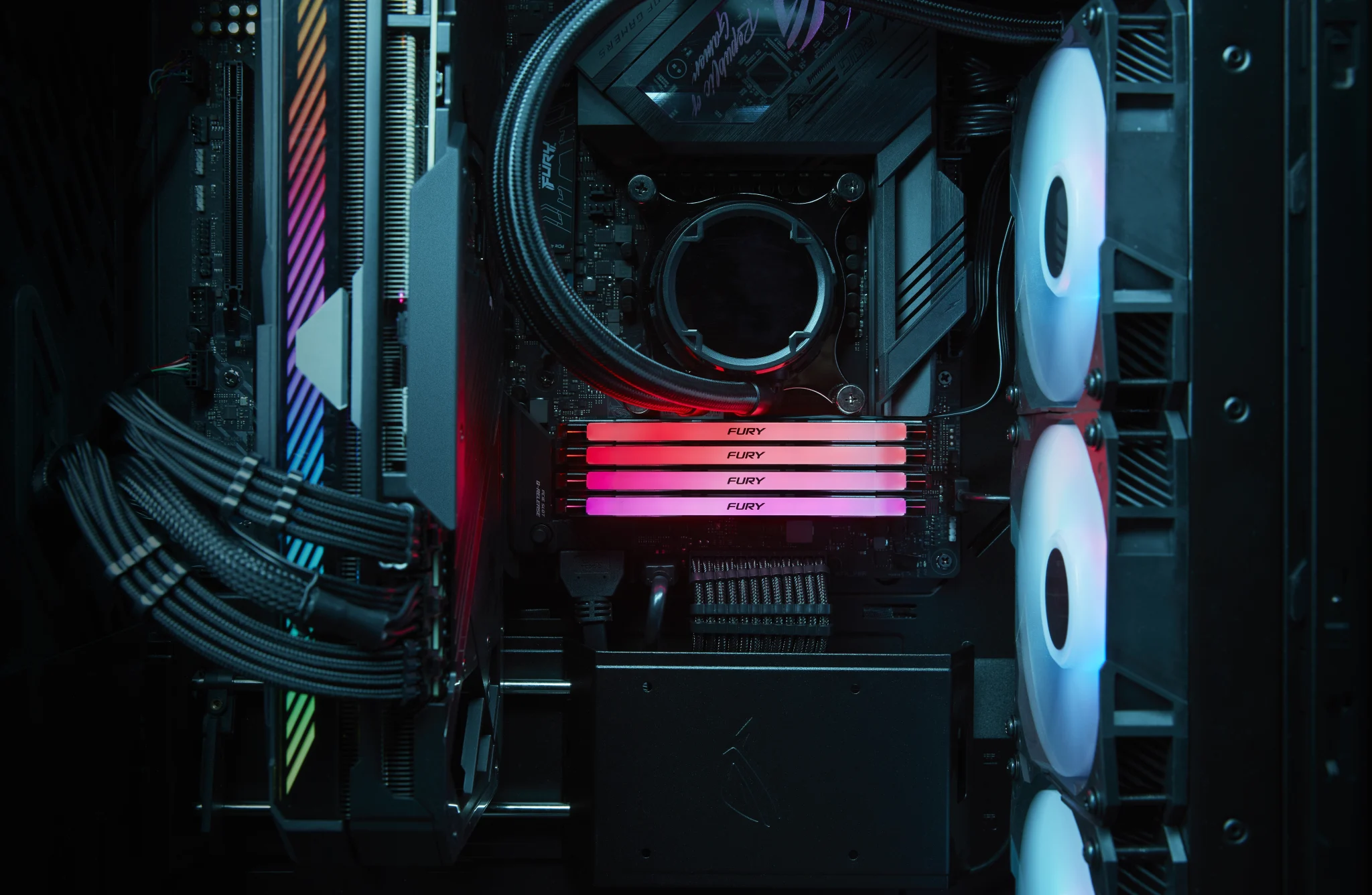 Imagen 10 de Memoria RAM 24GB DDR5 6400MHz DIMM CL32 Non-ECC 1.4v 288p - Fury Renegade RGB