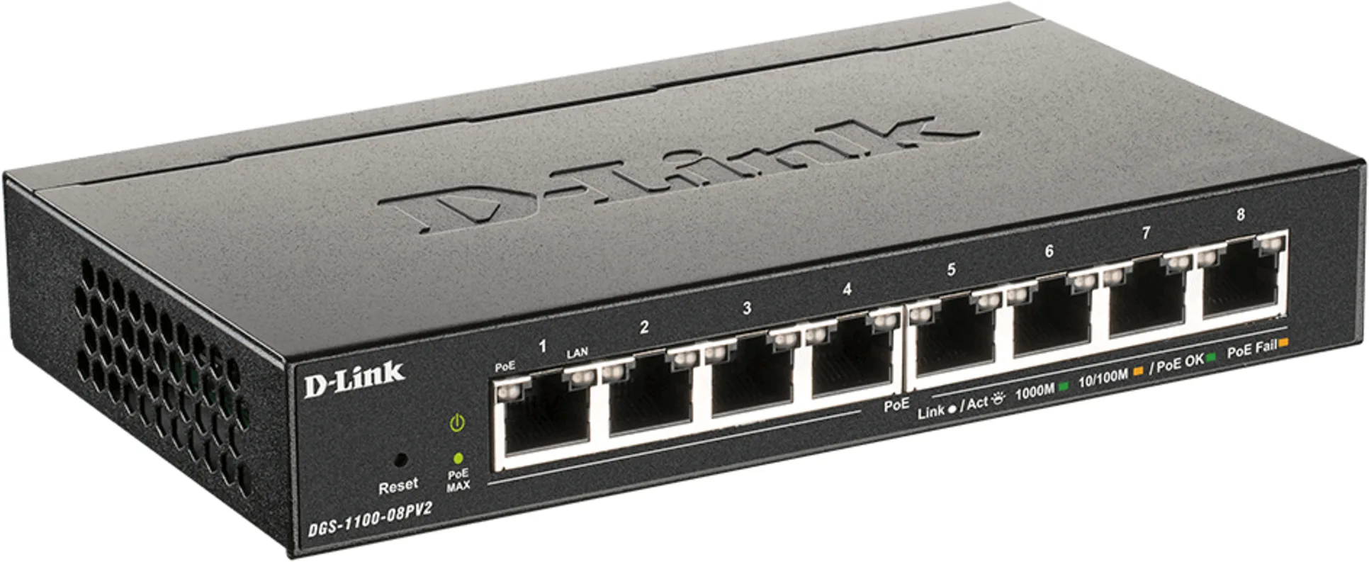 Imagen 1 de DGS-1100-08PV2 8-ports Gigabit PoE Support Easy Sm