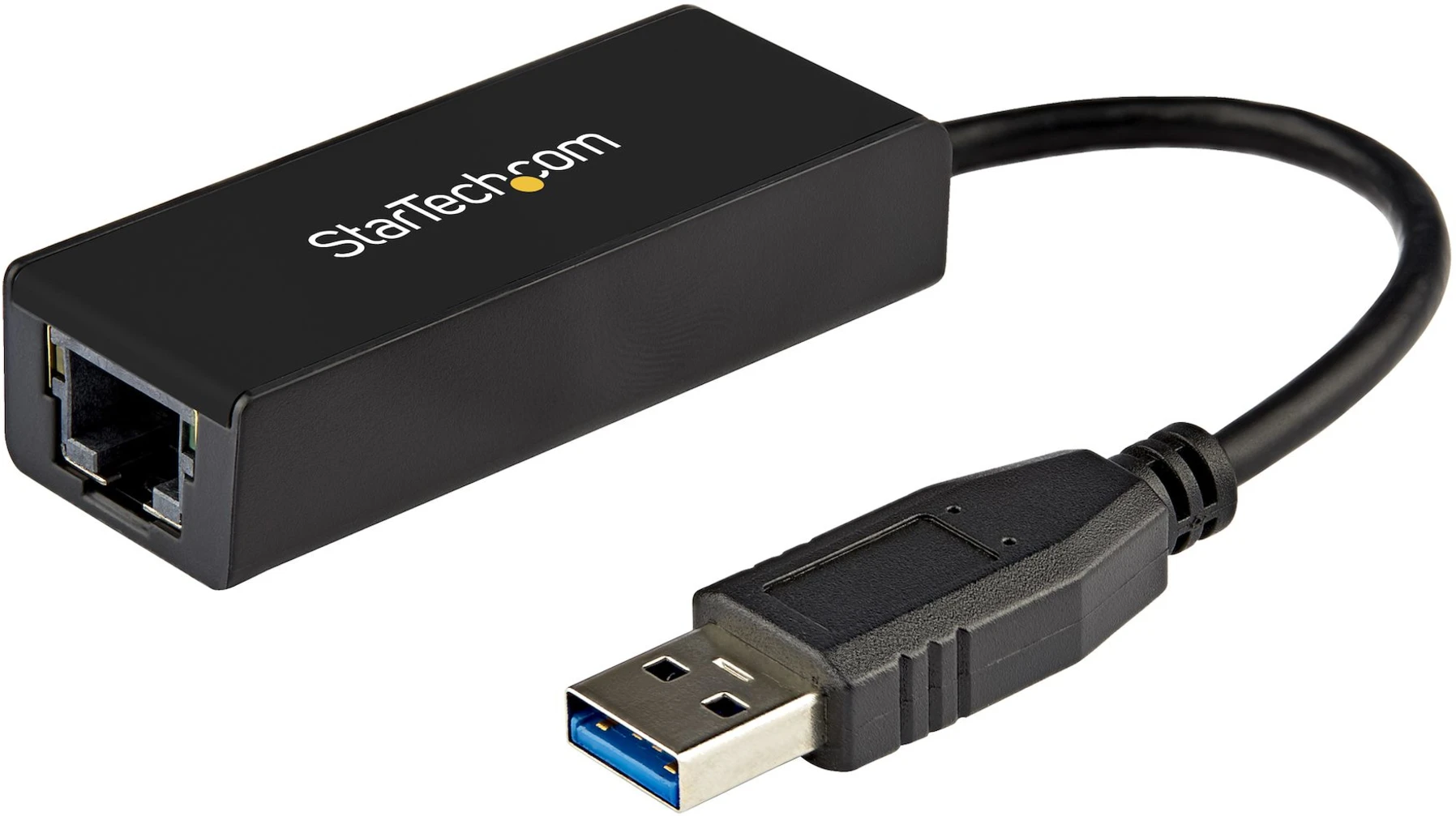 Imagen 0 de Adaptador USB 3.0 a Red Gigabit Ethernet RJ-45 Negro - Startech 