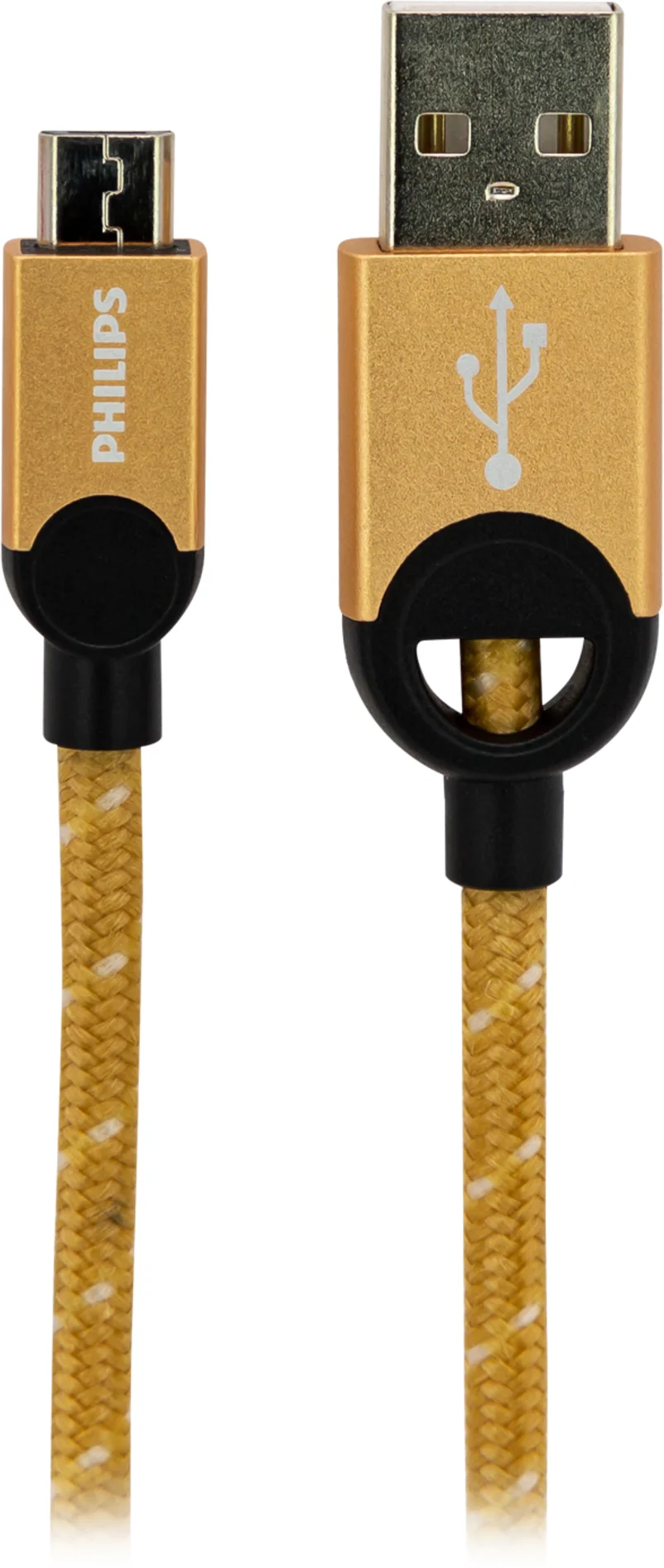 Imagen 3 de DLC2618G CABLE MICRO USB 1.2 MTS TRENZADO GOLD