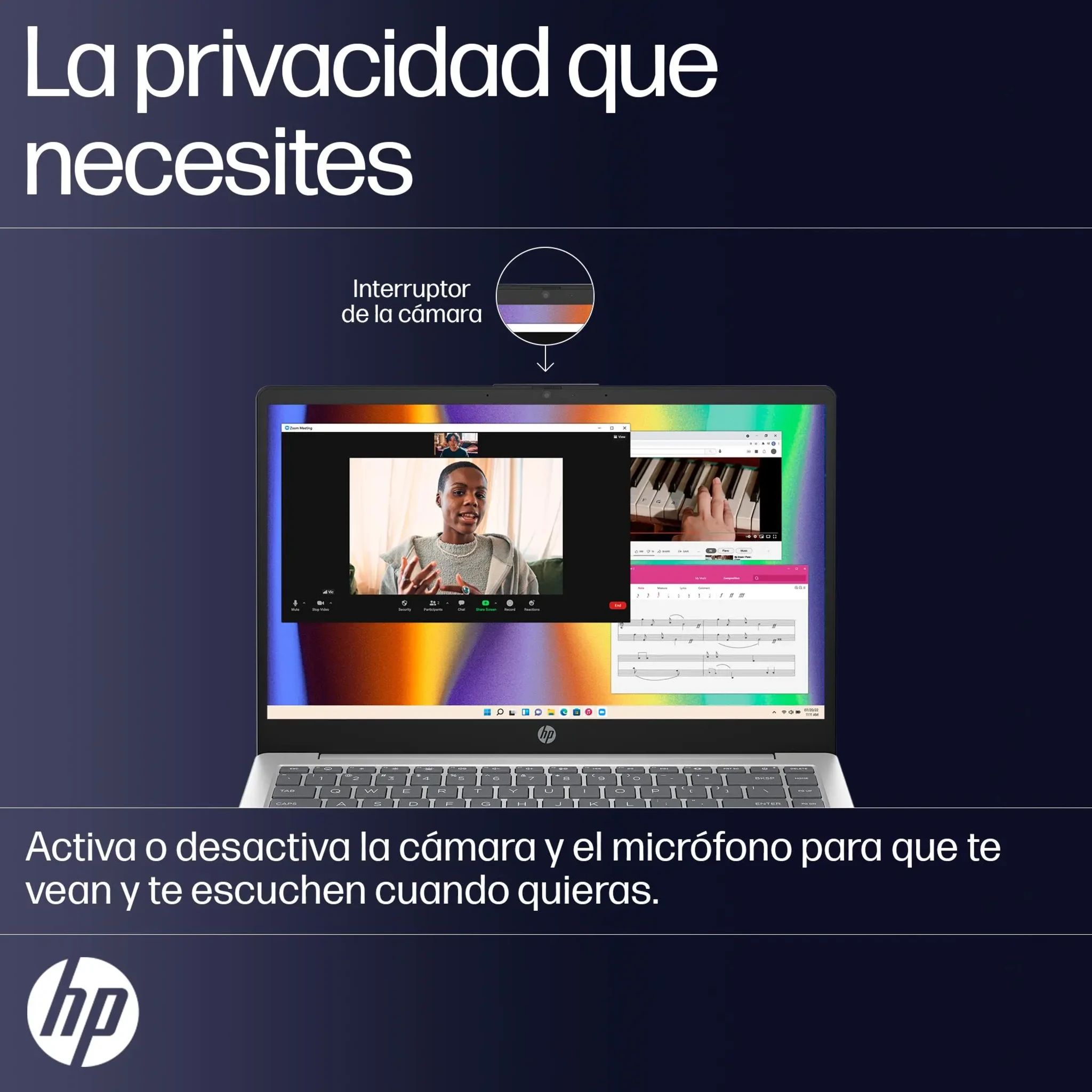 Imagen 2 de Notebook HP 14-ep1001la Ultra 5 125H RAM 8GB SSD 512GB 14" W11H