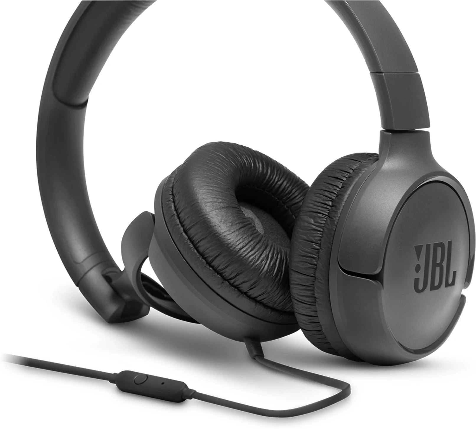 Imagen 4 de Audífonos Alámbricos JBL Tune 500 On-Ear con Micrófono Conector 3.5 mm Negro 