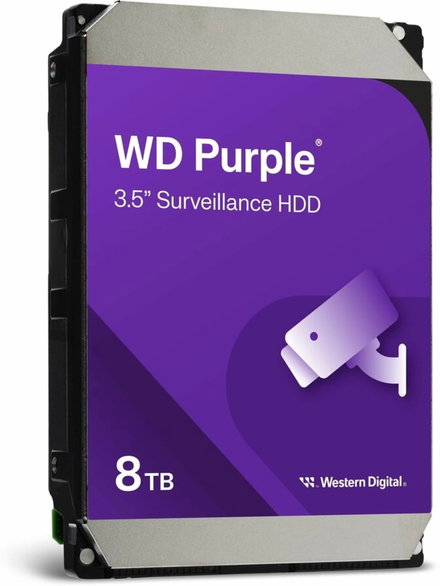 Imagen 2 de Disco Duro Western Digital Purple 8TB 3.5" 5640RPM SATA3 6Gb/s p/Videovigilancia