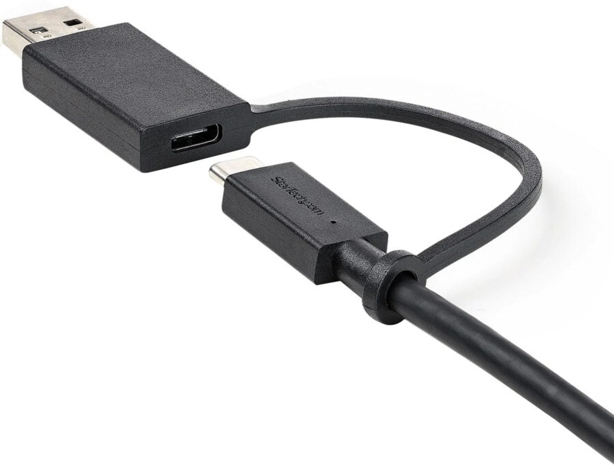 Imagen 2 de Cable USB-C con Llave adaptador Dongle a USB-A Longitud 1 metro StarTech