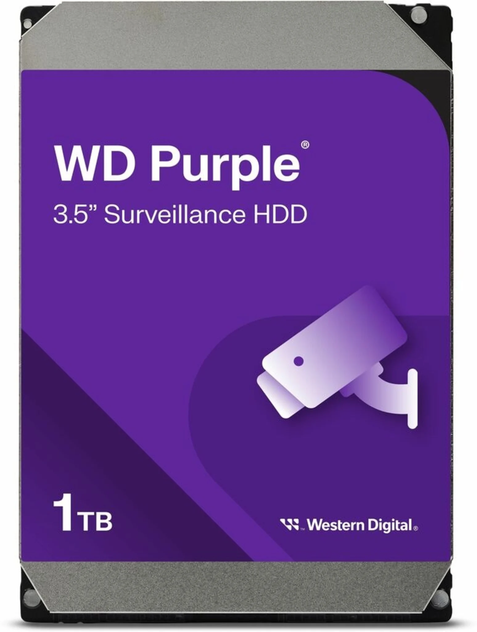 Imagen 0 de Disco Duro Western Digital Purple Surveillance 1TB 3.5" 5400RPM SATA 6GB/s 64MB