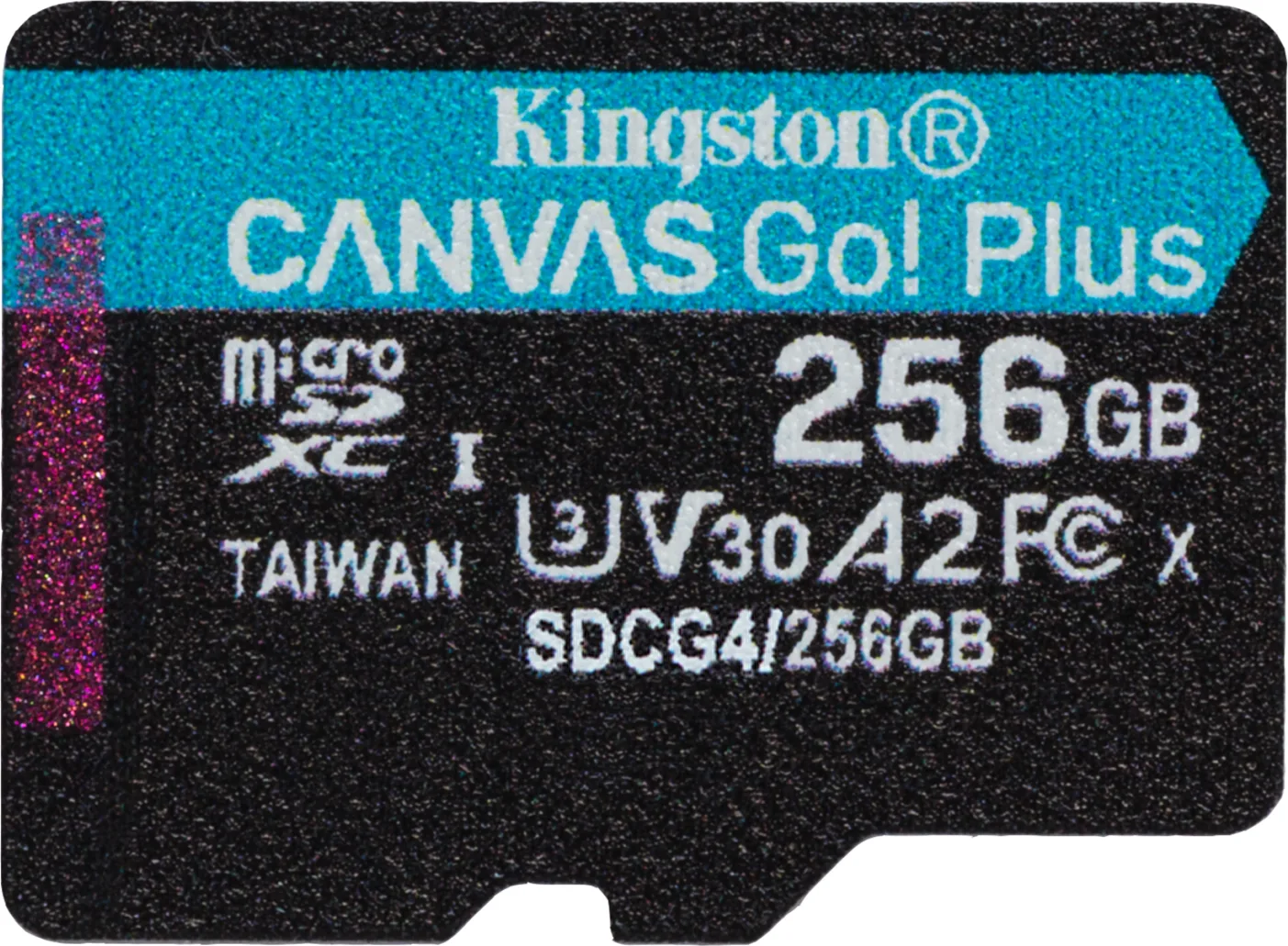 Imagen 1 de Memoria MicroSDXC 256GB Kingston Canvas Go Plus Cat10 UHS-I U3 V30 A2 Lec200MB/s