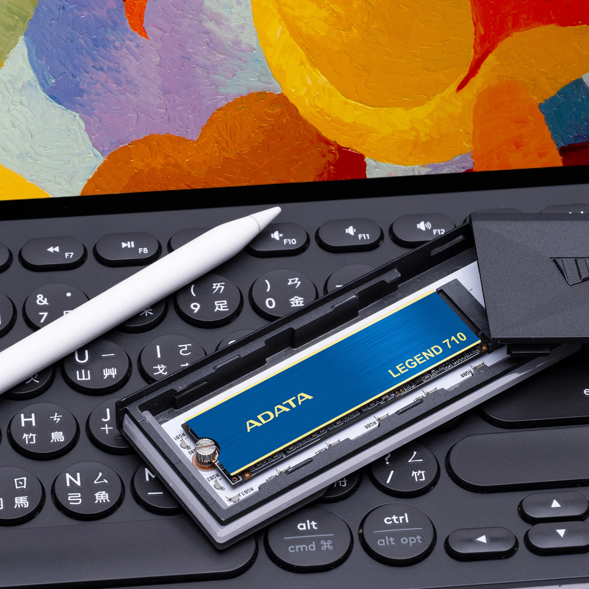 Imagen 10 de Unidad SSD AData Legend 710 1TB M.2 22*80 PCIe G3x4 Lec 2400MB/s Esc 1800MB/s