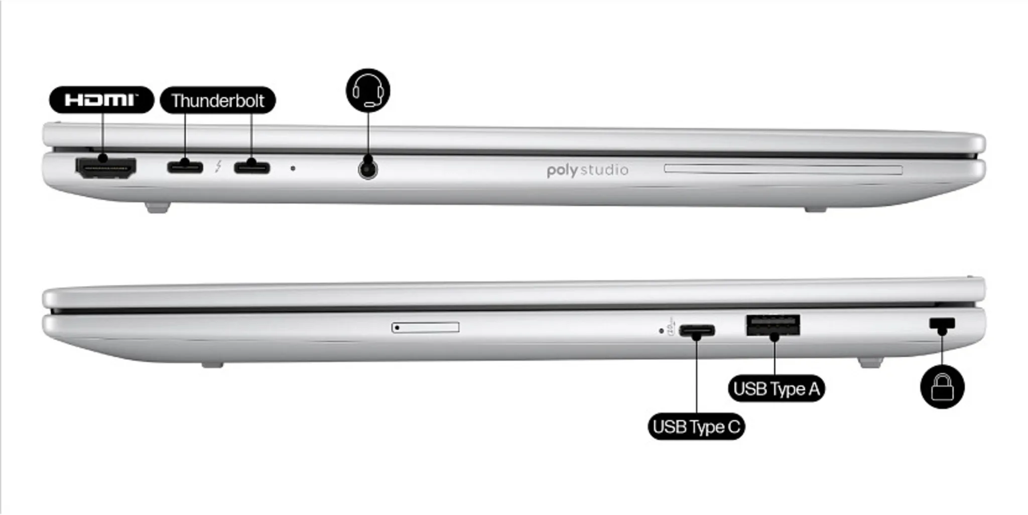 Imagen 4 de Notebook HP EliteBook 8 G1i Ultra 7 255U 16GB 1TB 14" Touch W11P 