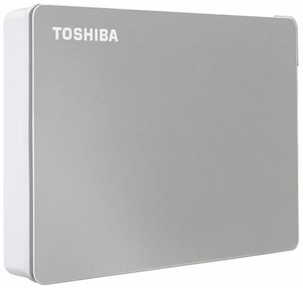 Imagen 0 de Disco Duro Externo Toshiba Canvio Flex 4TB PLATA Cable USB-C a Ent micro-B Plata