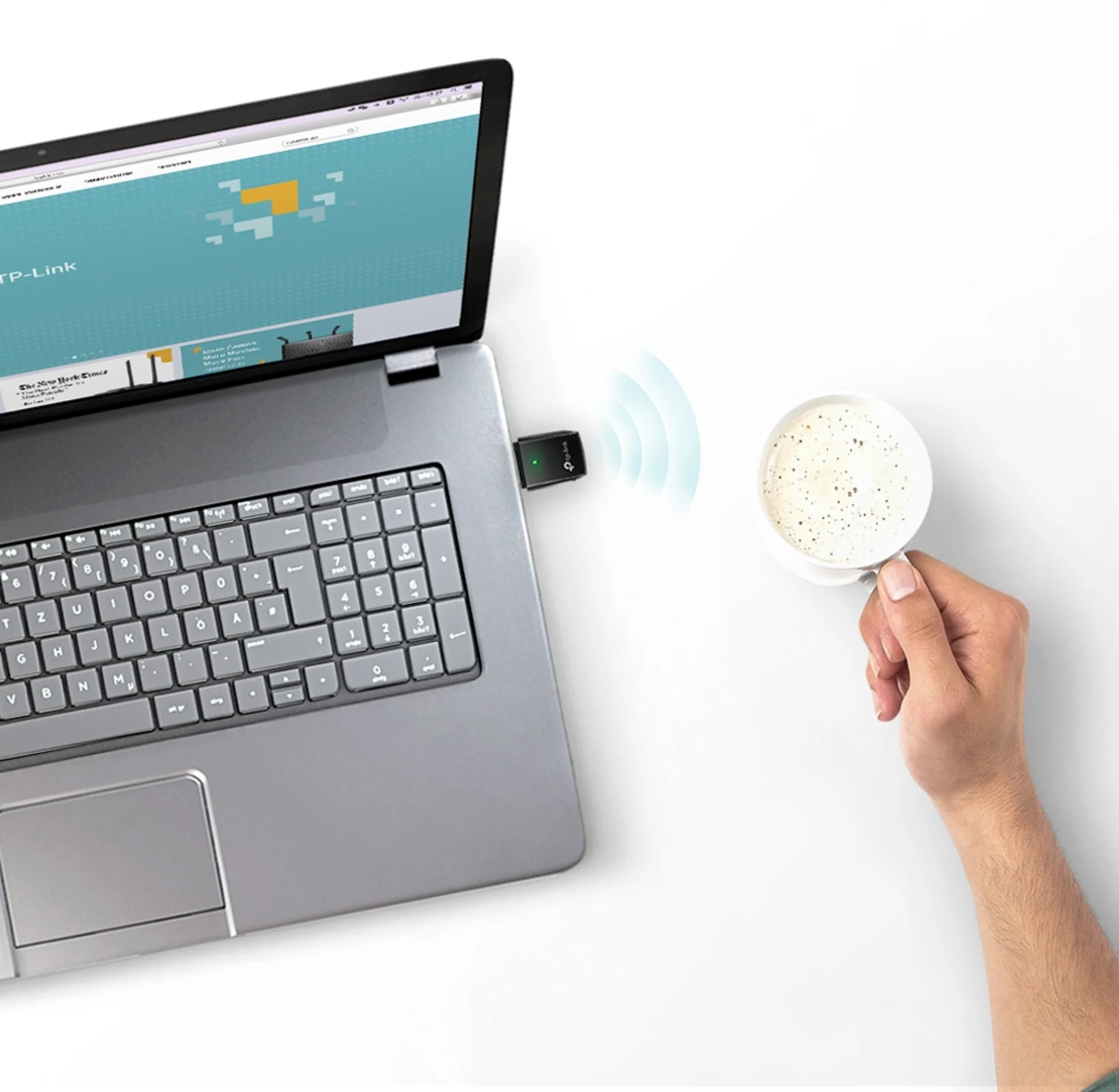 Imagen 6 de Adaptador de Red TP-Link Archer T2U, Nano Wireless USB Wi-Fi 5 USB V2.0