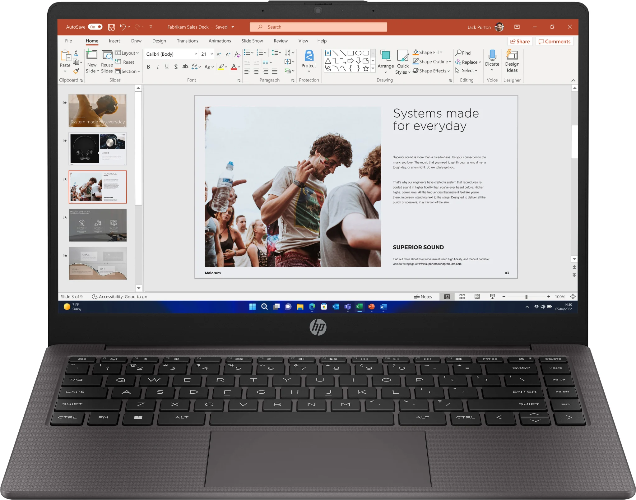 Imagen 0 de Notebook HP 245 G10 AMD Ryzen 3 7330U RAM 8GB SSD 4TB14"  W11H