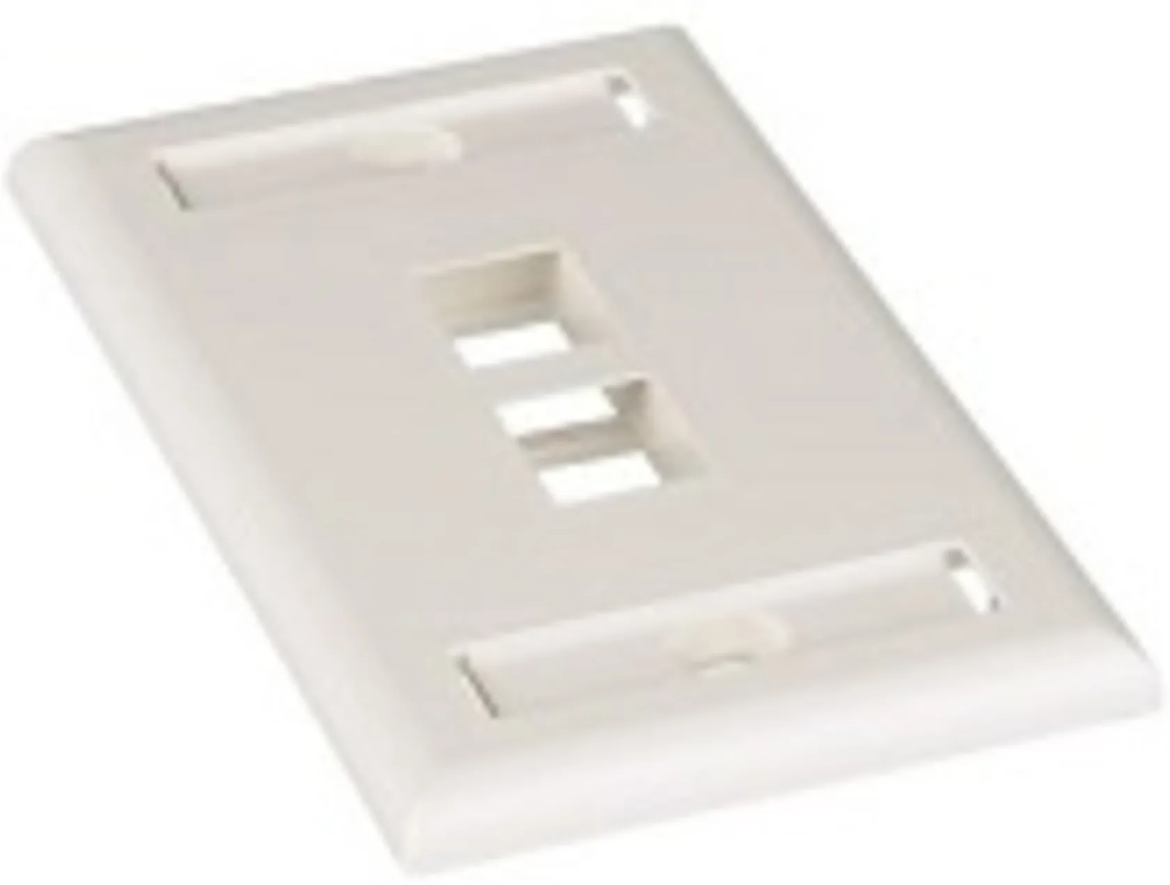Imagen 1 de Faceplate doble Vertival Blanco