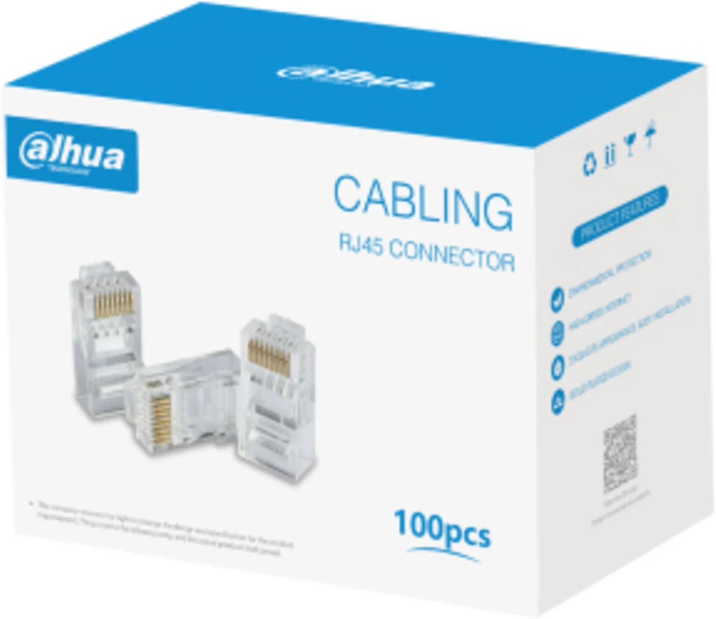Imagen 1 de Conector Macho RJ-45 Dahua DH-PFM976-631 CAT6 Caja 100 unidades