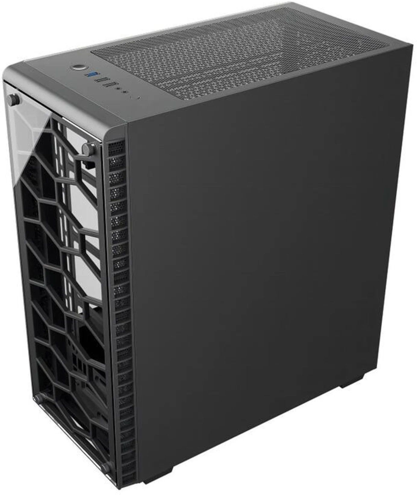 Imagen 3 de Gabinete Gamer Redragon GC-624, Vidrio templado ATX Color Negro