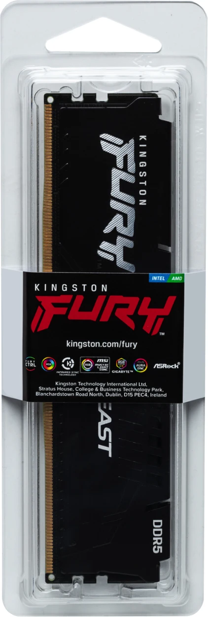 Imagen 4 de Memoria RAM 16GB DDR5 6000MHz DIMM CL36 Non.ECC 1.35v 288P - Kingston Fury