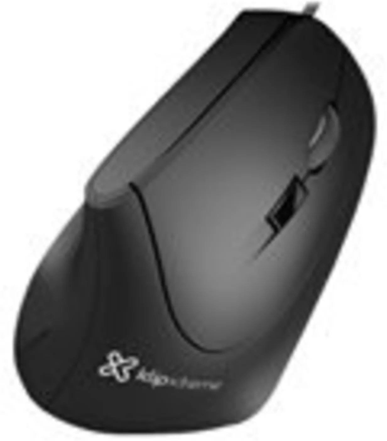 Imagen 15 de Mouse Ergonómico Alámbrico KlipX KMO-506 Óptico 1600dpi 6 Botones USB Negro