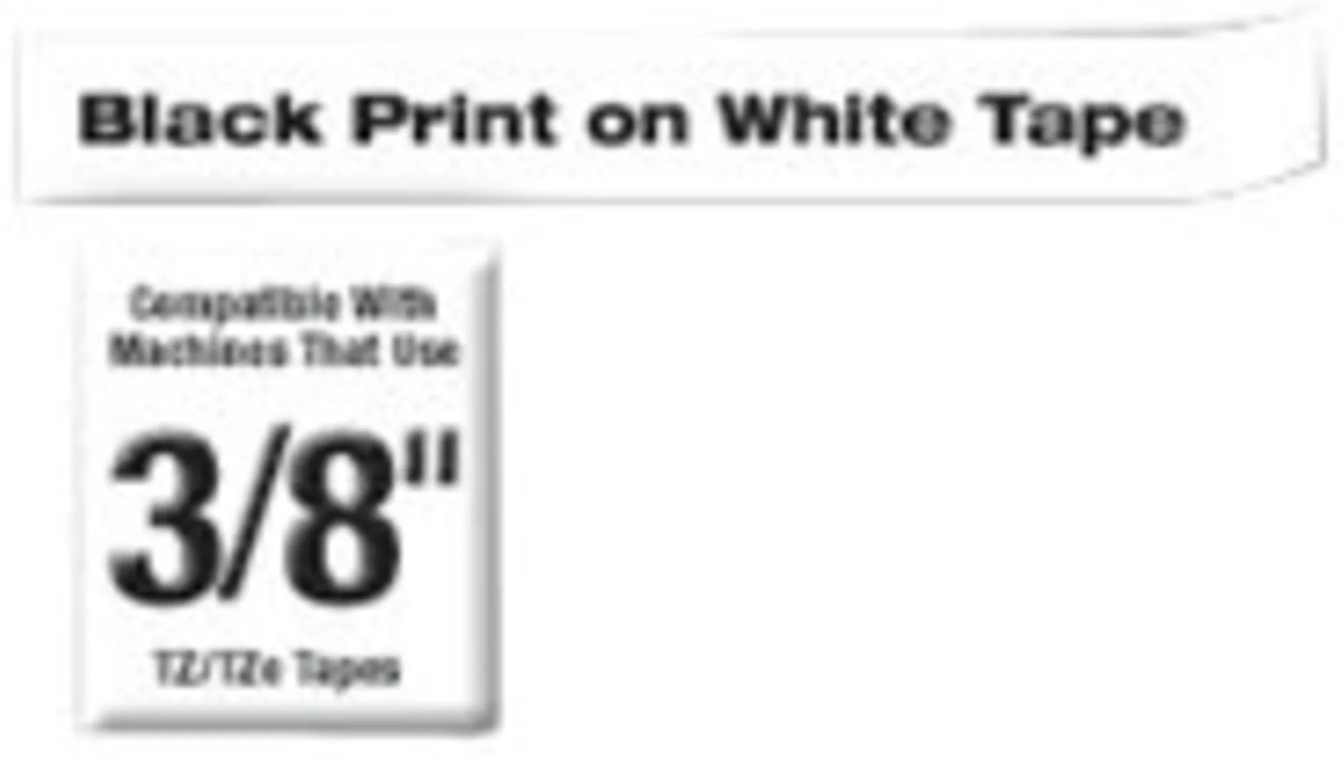Imagen 0 de Cinta Brother TZE-221 Negro sobre Blanco de 9 mm (0,35 pulg.) para P-Touch 8mt