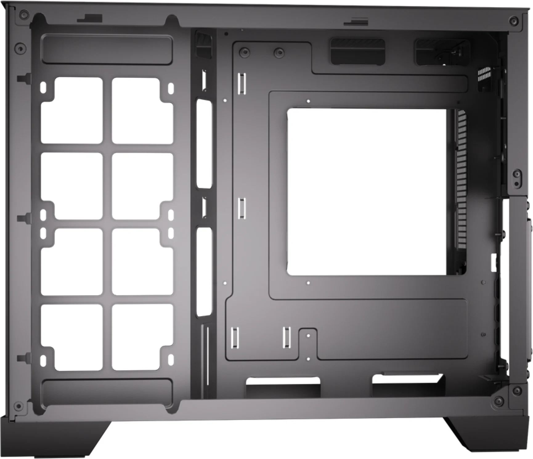 Imagen 6 de Gabinete Gamer ZERO Vidrio Templado | Micro ATX / ITX | Soporte 6 Ventiladores + Controladora | USB 3.0 x2 + Audio | Flujo de Aire 10