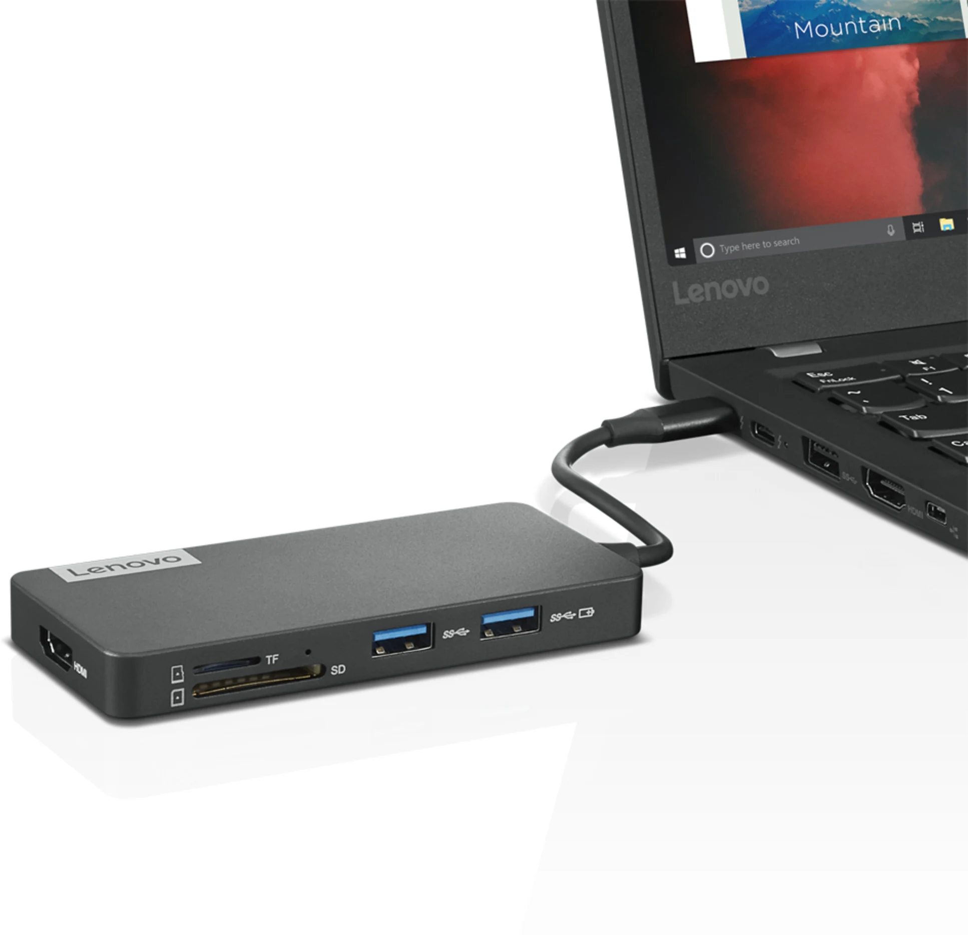 Imagen 3 de Concentrador Lenovo USB-C 7 en 1