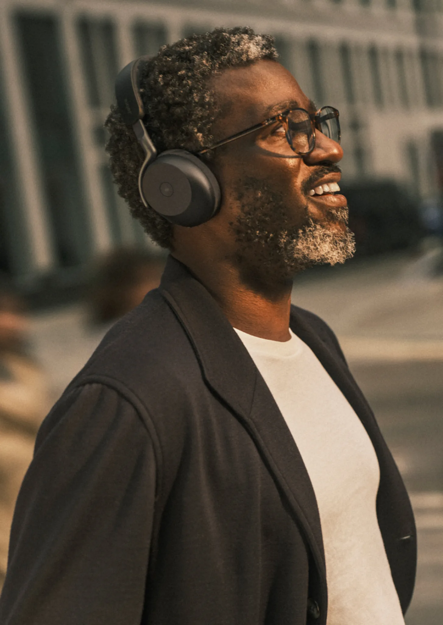 Imagen 4 de Jabra Evolve3 75 UC Link390c Black WLC Chrg