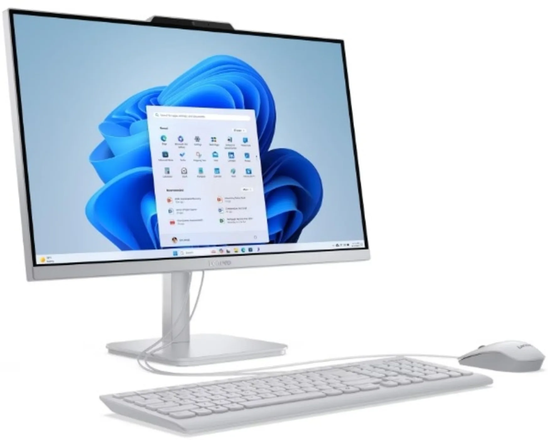 Imagen 0 de LV Lenovo AIO A105 R5 40 8GB 512GB 24 FHD Cloud Grey  Wifi 6  MouseKB Wireless