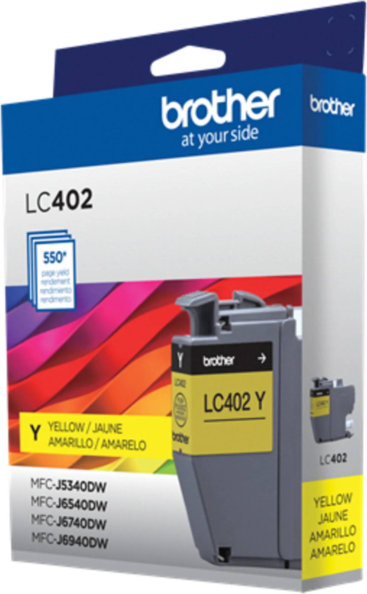 Imagen 4 de Cartridge Brother LC402YS Amarillo Comp. MFCJ6740DW, 550 Páginas