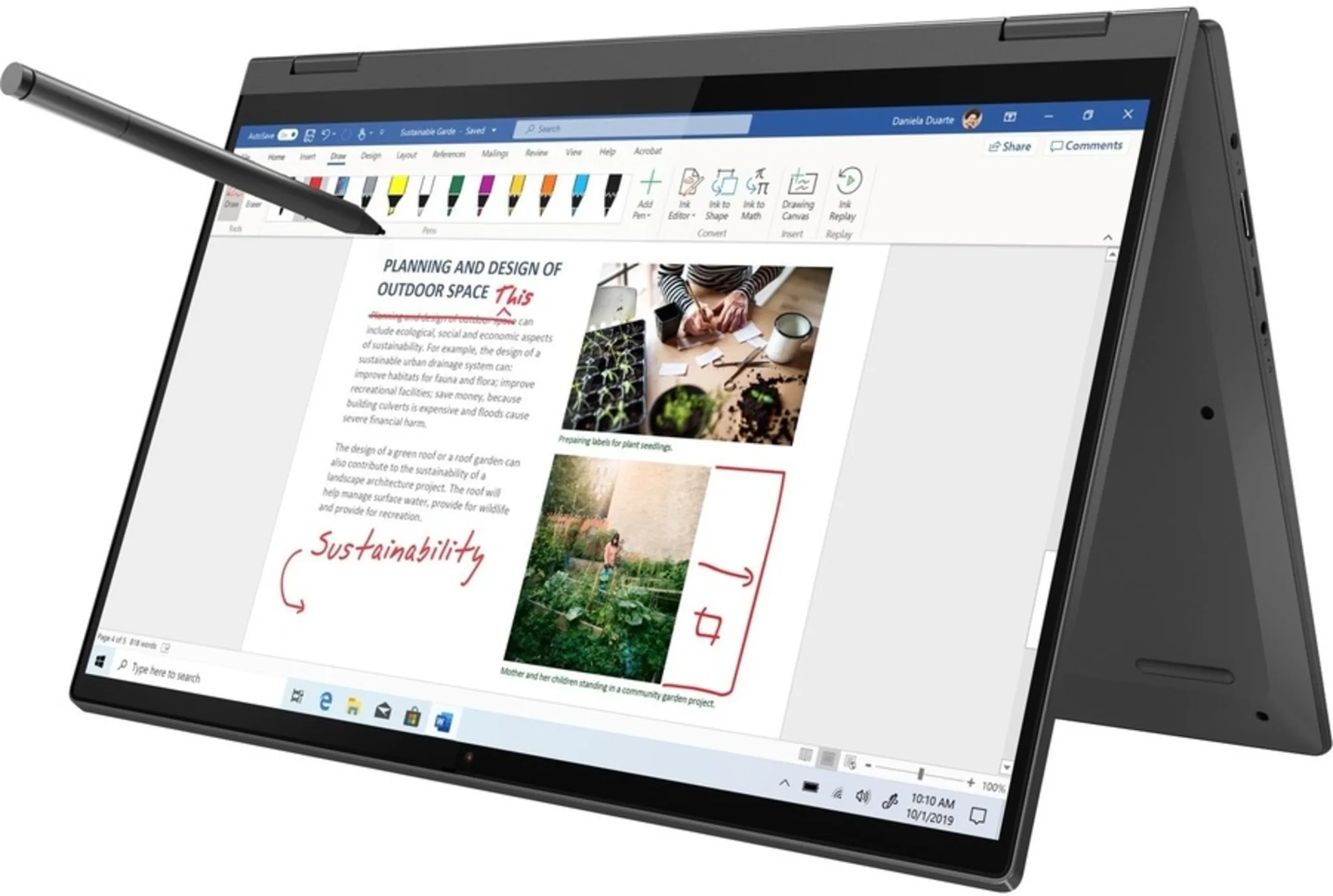 Imagen 2 de Notebook Lenovo IdeaPad Flex 5 AMD Ryzen 5 4500U RAM8GB SSD256GB 14" Touch W10H