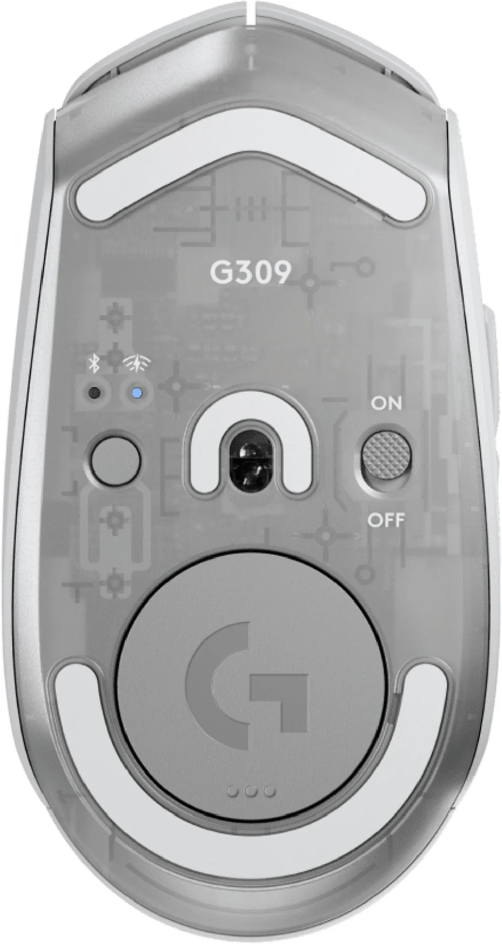 Imagen 5 de Mouse Inalámbrico Logitech G309 Óptico 2560dpi 6 Botones RF+Bt Color blanco