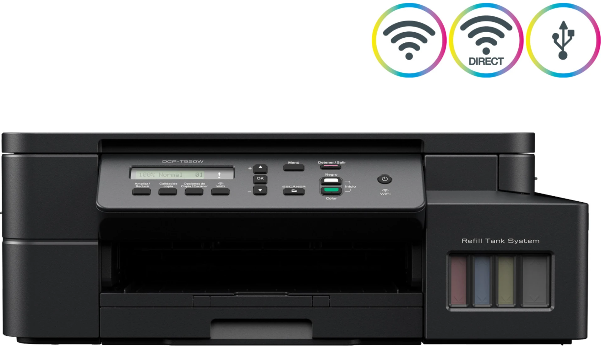 Imagen 9 de Impresora Multifunción Brother DCP-T520W Tanque Tinta Color WiFi USB MFP 30ppm
