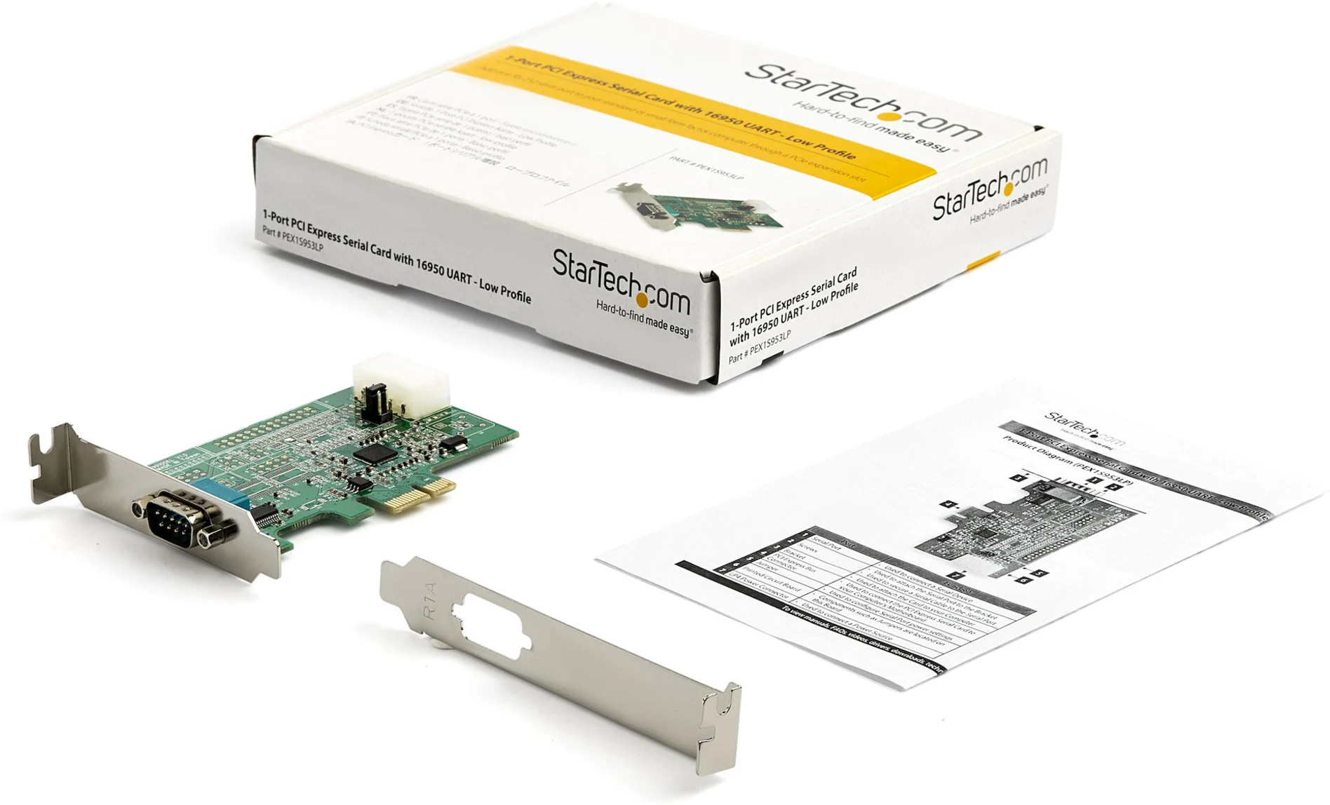 Imagen 5 de Tarjeta Serial StarTech PEX1S953LP, 1 Port RS232 Serial PCIe x1 con UART 16950