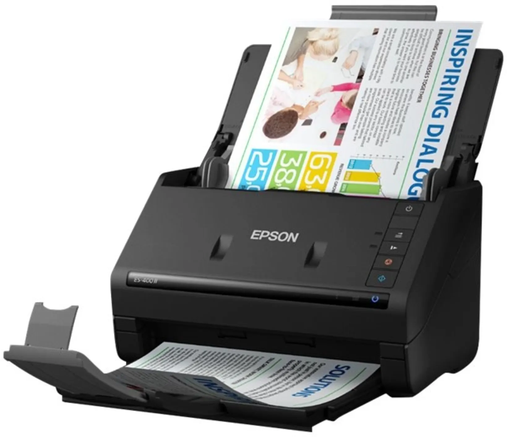 Imagen 1 de Escáner de Escritorio Epson WorkForce ES-400II Color 600dpi ADF USB3.0 Dúplex