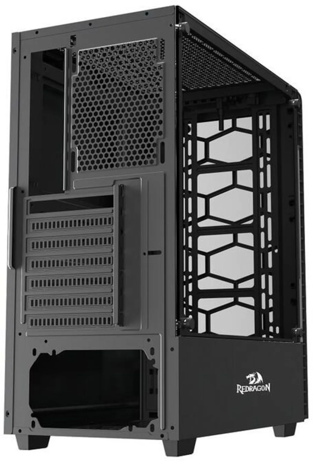 Imagen 5 de Gabinete Gamer Redragon GC-624, Vidrio templado ATX Color Negro