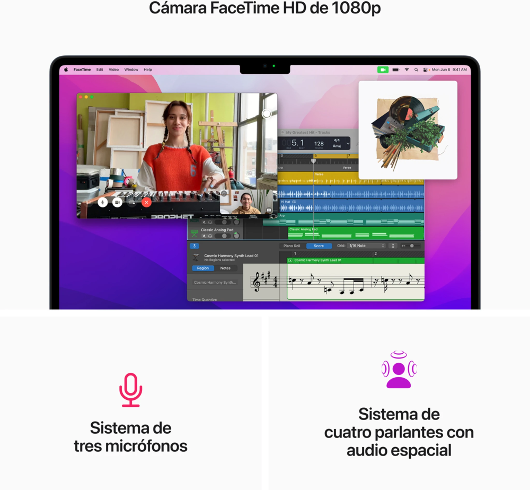 Imagen 9 de MC7X4CI/A MacBook Air 13.6/ M2 8C/ GPU 8C/ 16GB RAM/ 256GB Medianoche