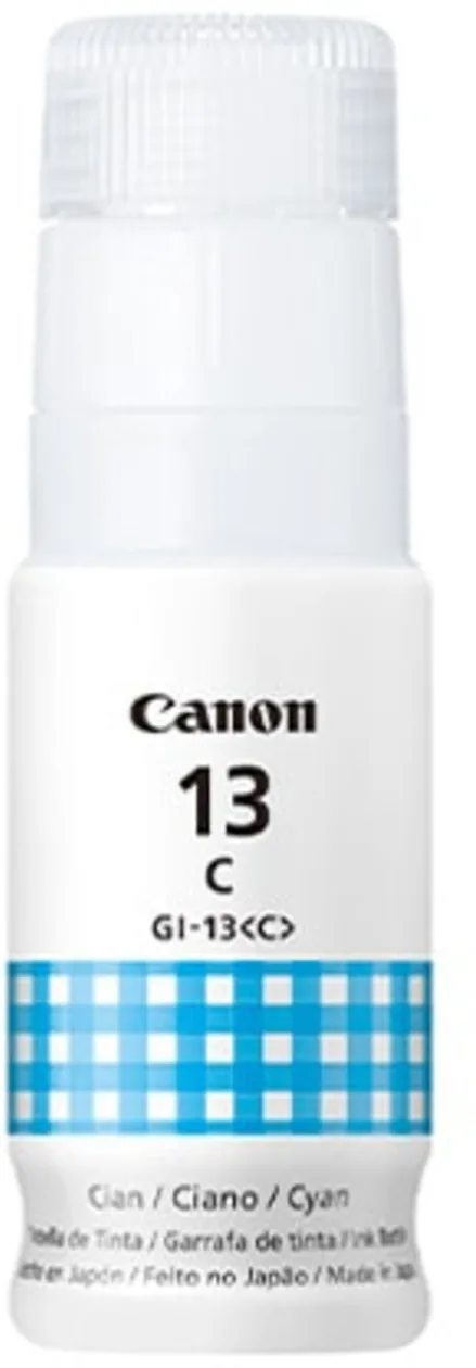 Imagen 0 de Botella de Tinta Canon GI-13 CYAN para Pixma G510 Pixma G610, 60ml