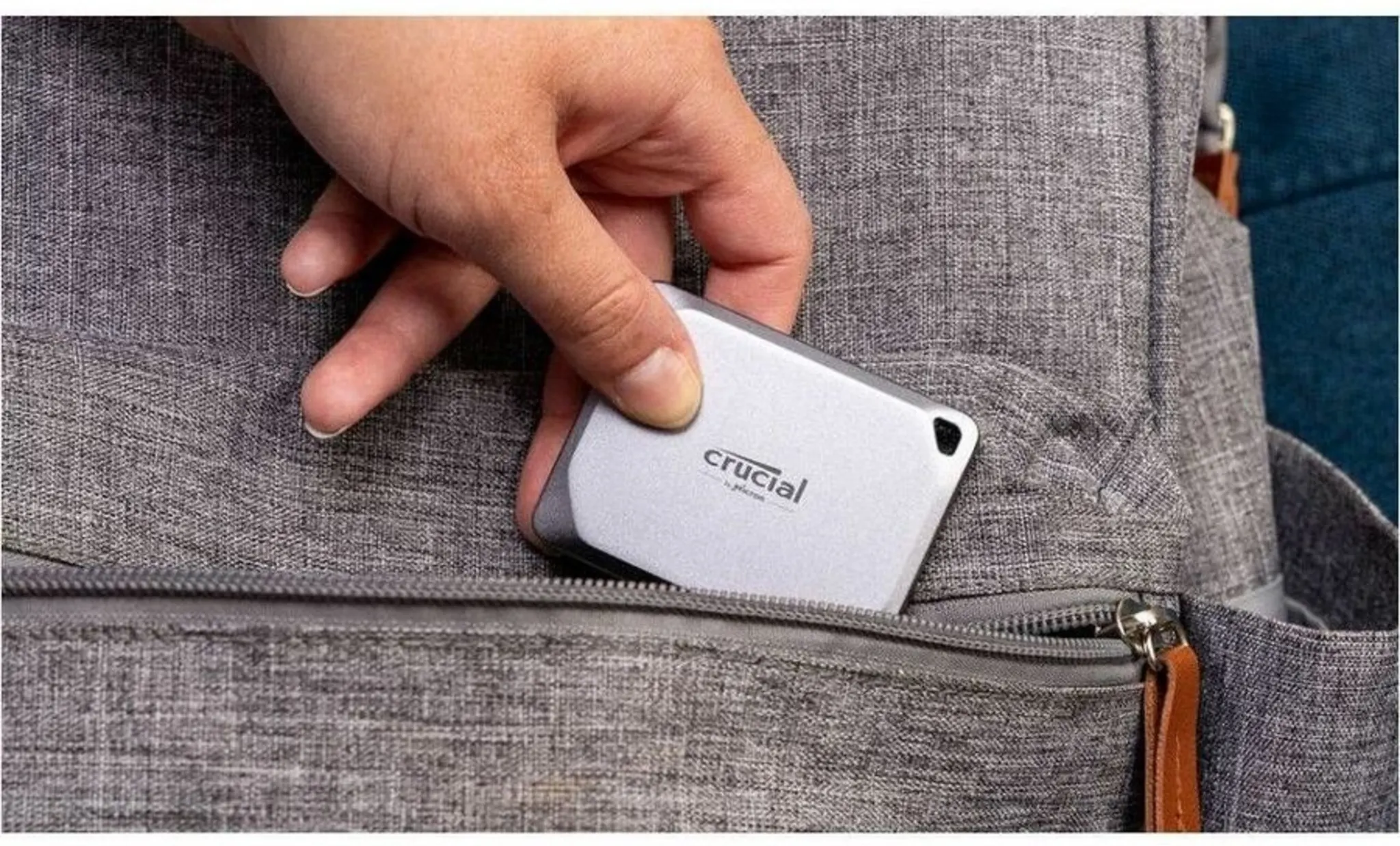 Imagen 2 de Unidad SSD Externo Crucial X9 Pro 1TB 2.5" USB-C 3.2 G2 Lec1050MB/s Esc1050MB/s