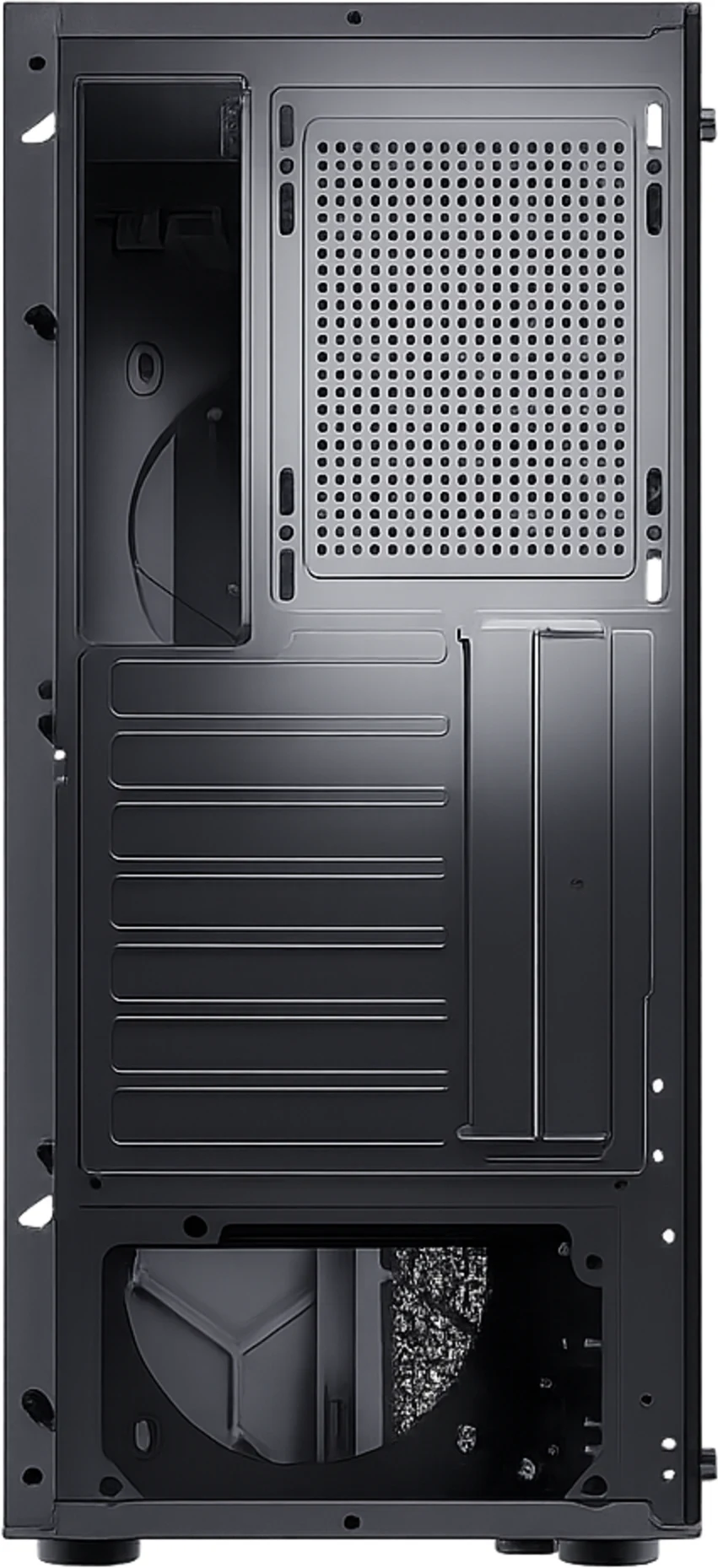 Imagen 4 de GABINETE GAMER F05T-BK 4 FAN ARGB/ 1 FAN REAR/ 3 FRONT/ ATX/ M-ATX/ IATC/ USB 3.0/USB 2.0/AUDIO SIN FUENTE / ESGAMING