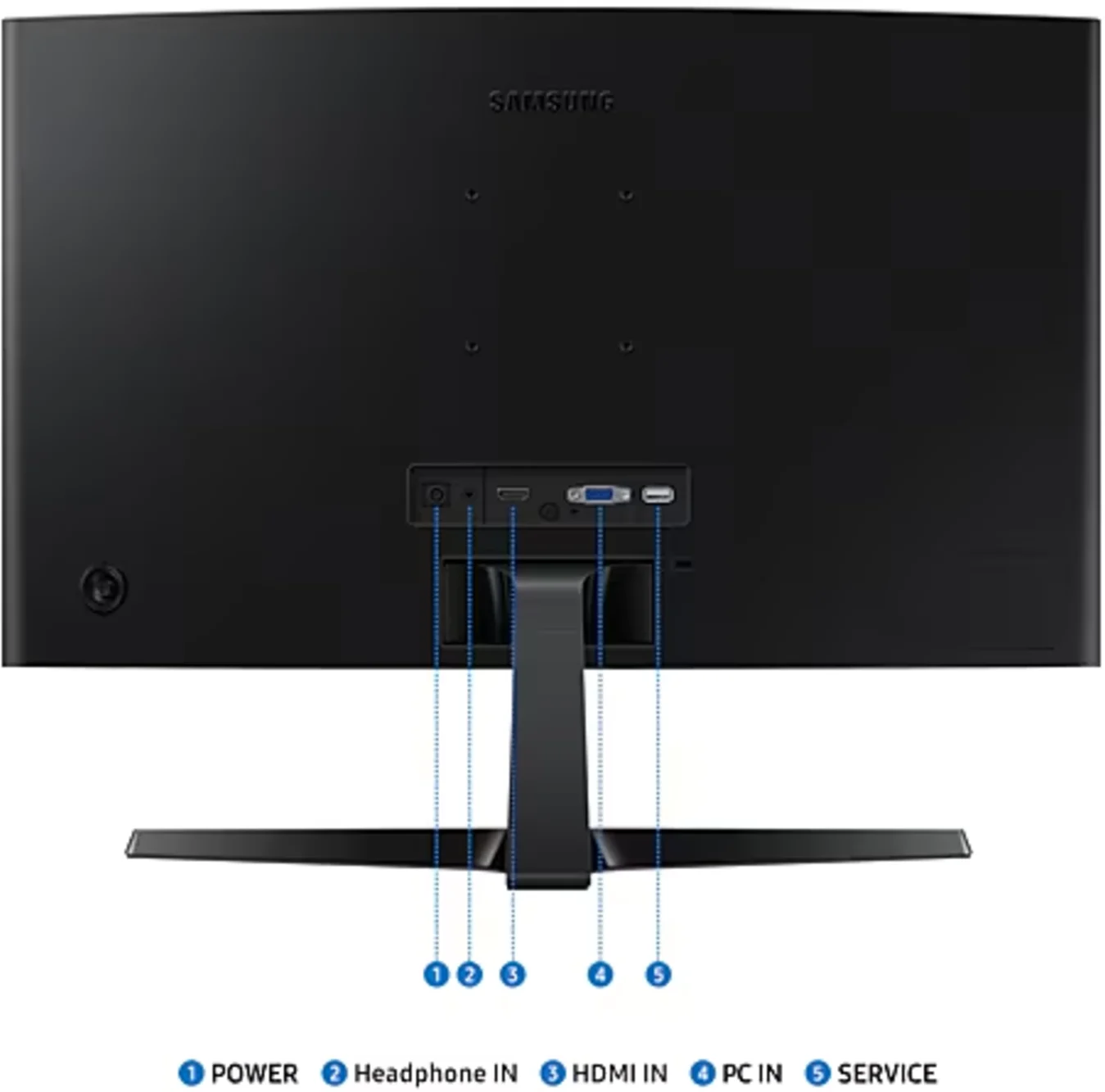 Imagen 4 de Monitor Curvo Samsung S36GD 24" FHD 1920*1080 VA 1*HDMI 1*VGA 100hz 4 (GTG)