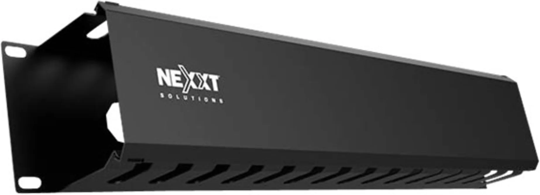 Imagen 2 de Organizador de Cables Nexxt NPM-DH1UB Horizontal 1U 19" Color Negro