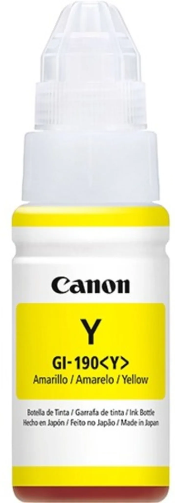 Imagen 0 de Cartridge CANON GI-190 Yellow para Imp G-1100/G2100/G3100, 7000 Páginas 70ml 