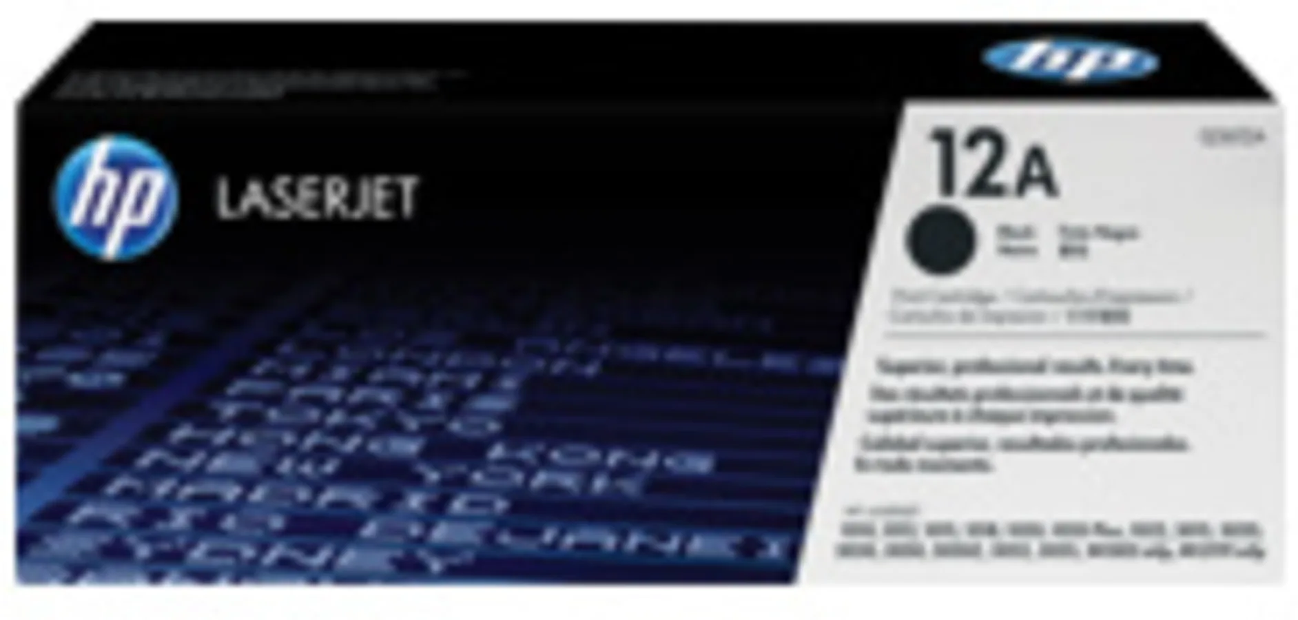 Imagen 2 de Toner HP 12A Laserjet M1005-M1319F-1010-1015-1020 2000-3020-3050-1022-1018 2.000