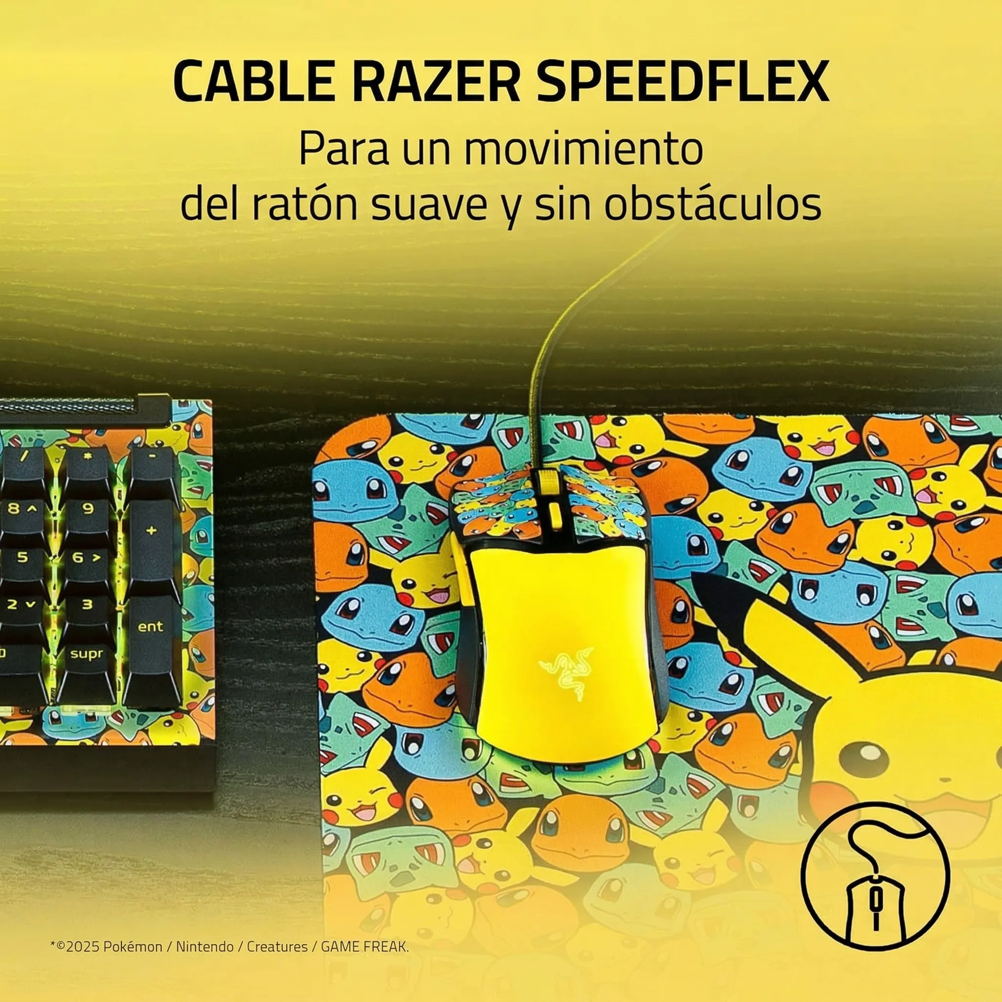 Imagen 7 de Mouse Gamer Razer Cobra Pokémon Kanto Starters RGB 