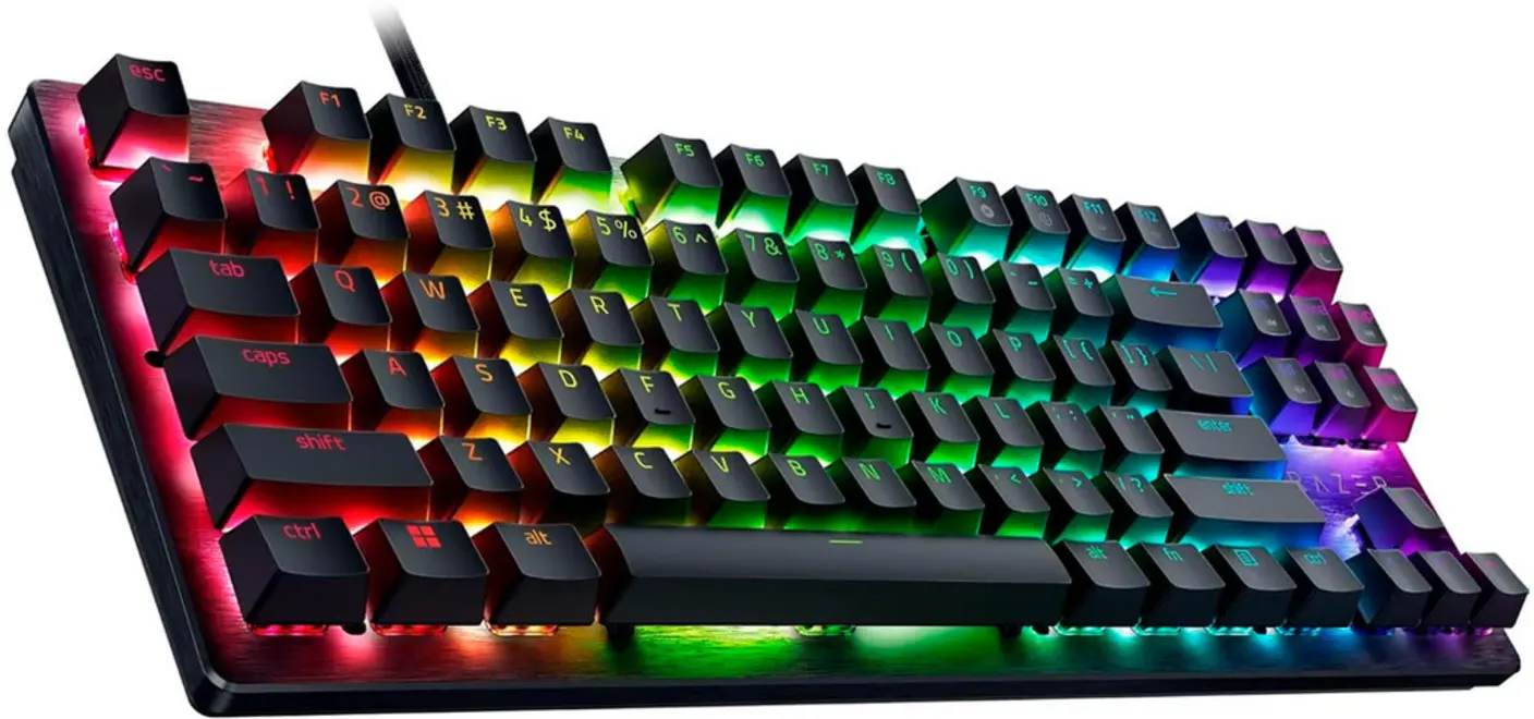 Imagen 7 de Taclado Gamer Alámbrico Razer Huntsman V3 X Tenkeyless Optic RGB, Español