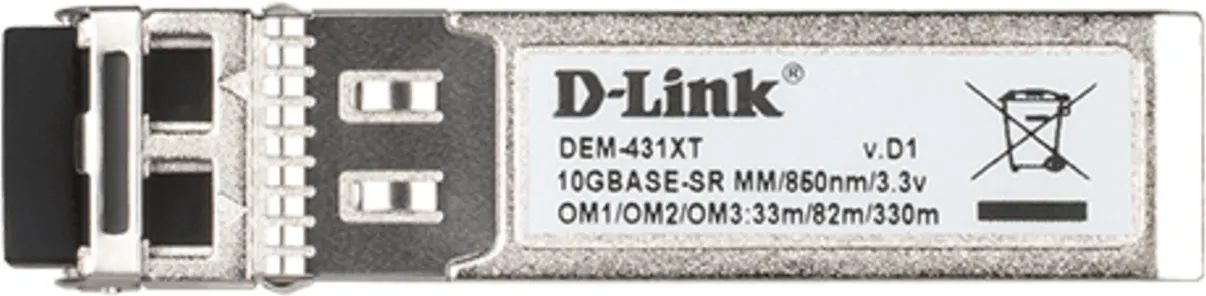 Imagen 1 de Transceptor multimodo 10GBASE-SR SFP+ (300 m) - D-link DEM-431XT