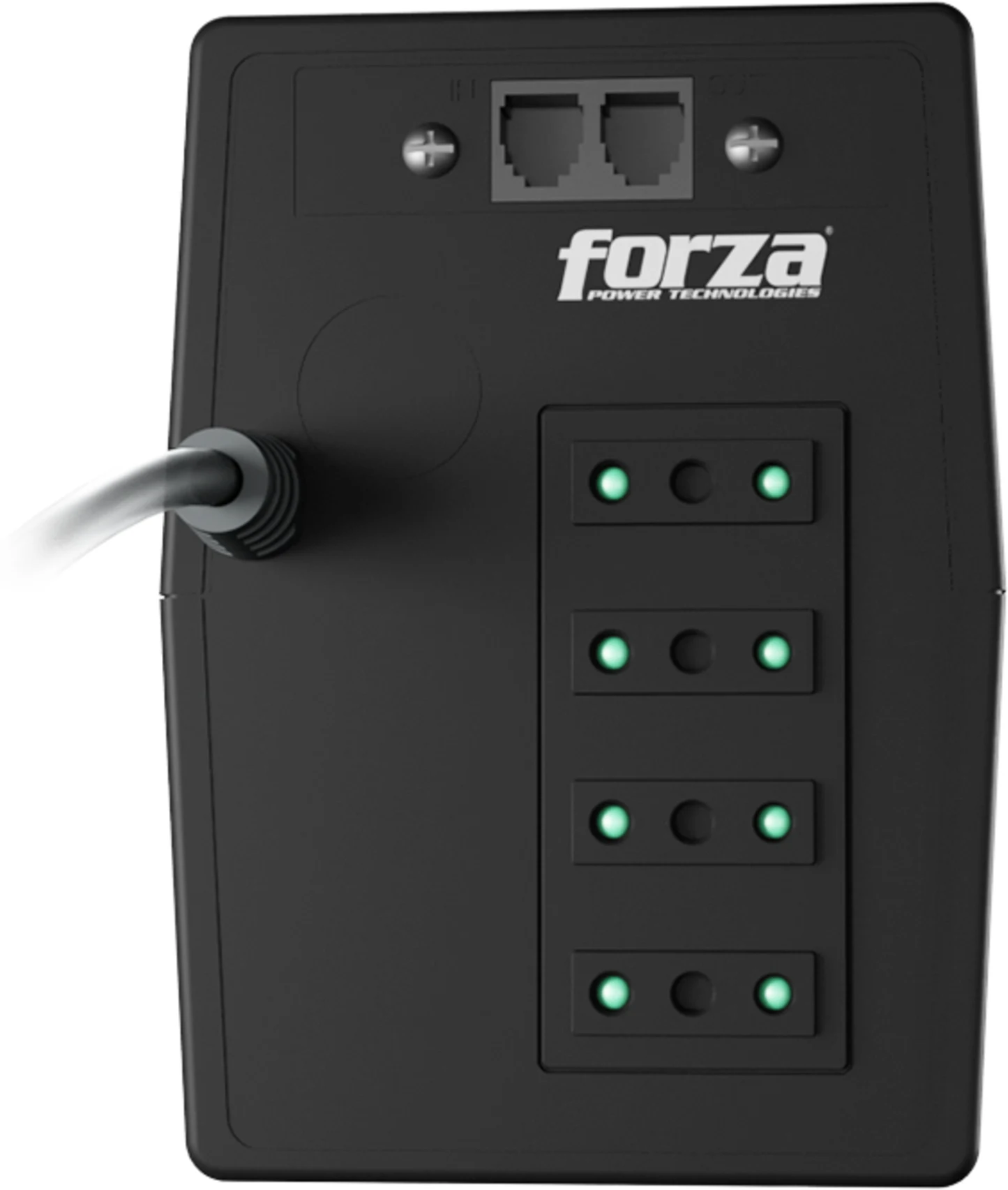 Imagen 2 de UPS Forza Interactiva 750VA/375W Salida 4 CEI RJ11Formato Torre comp-220V