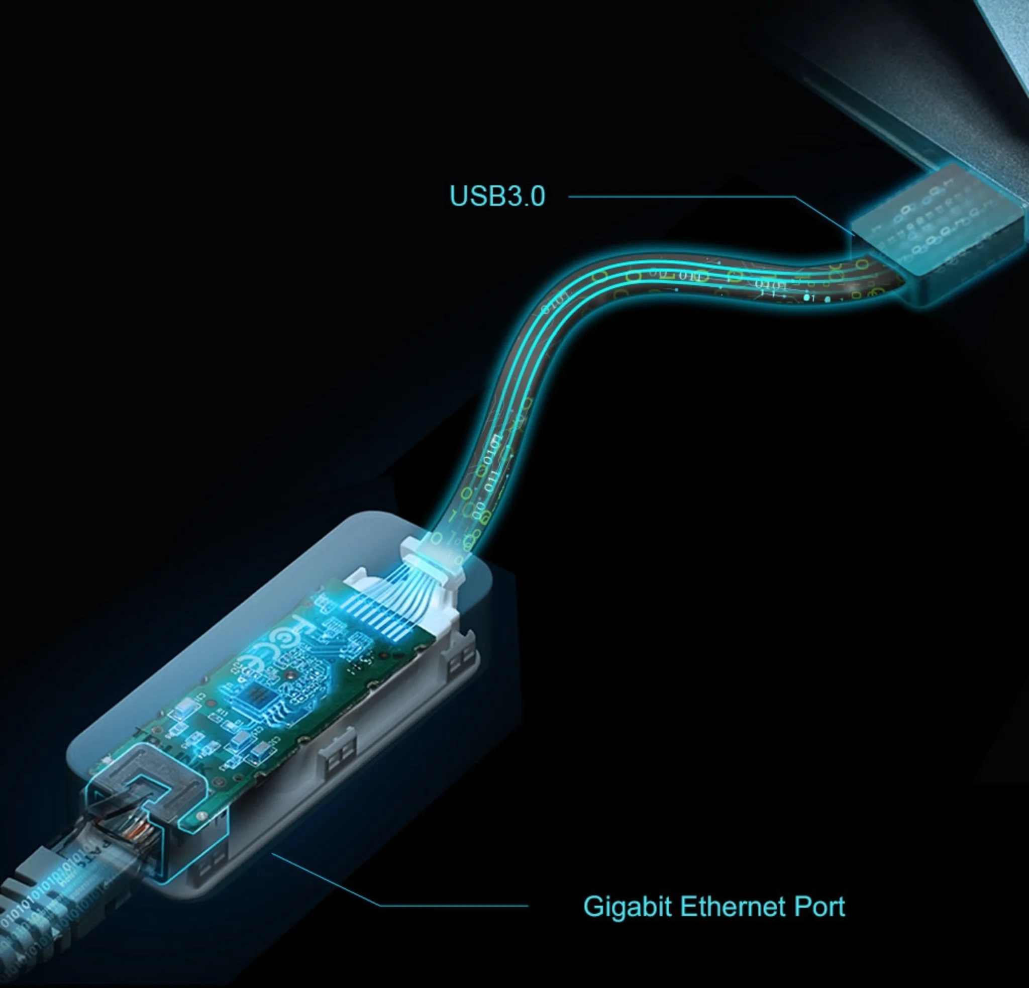 Imagen 6 de Adaptador USB 3.0 a Red Gigabit Ethernet 10/100/1000, AX88179 - TP-Link UE306