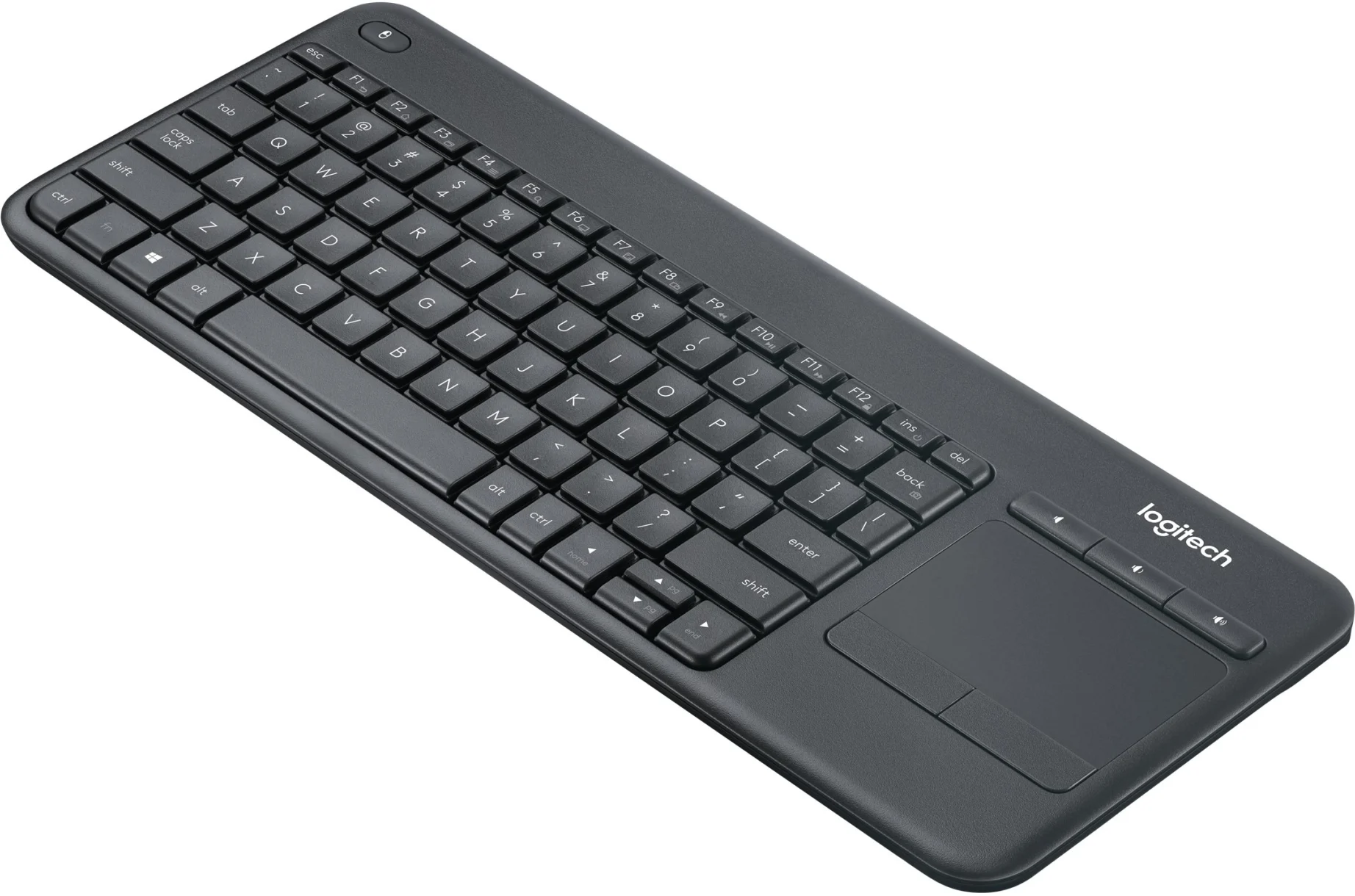 Imagen 11 de Teclado con TouchPad Inalámbrico Logitech K400 PLUS compatible PC SmartTV Negro