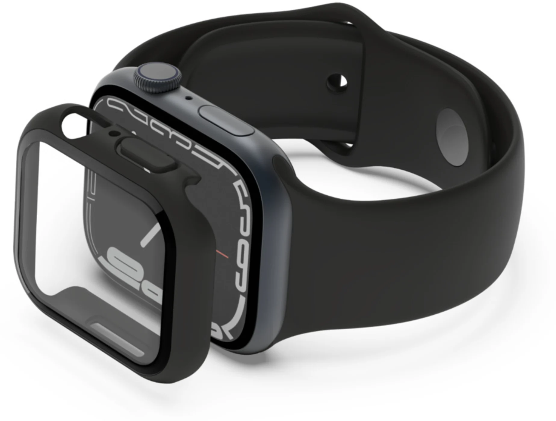 Imagen 0 de Bumper para Apple Watch Serie 7 de 41 mm Belkin negro