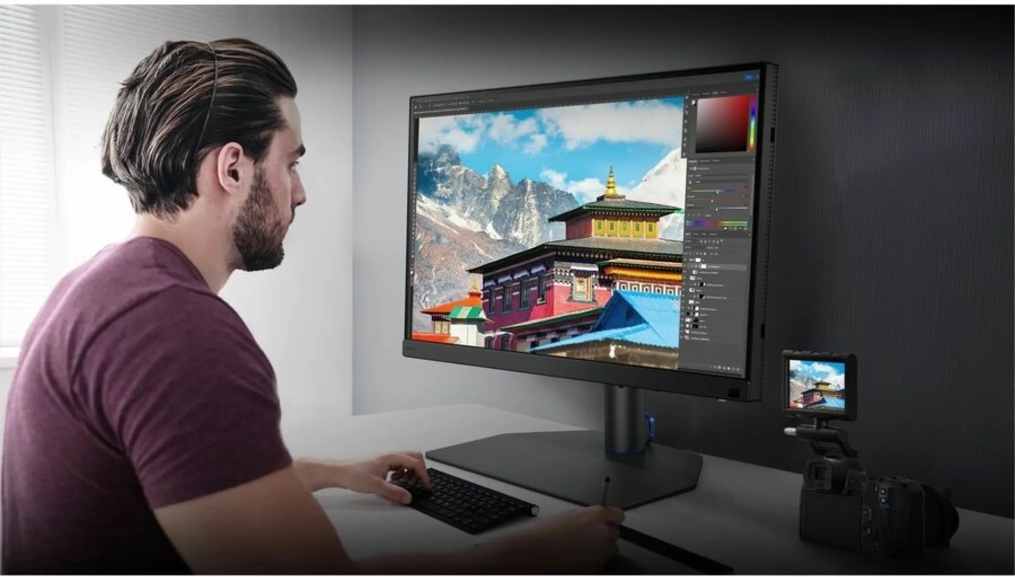 Imagen 1 de Monitor BenQ SW272Q PhotoVue 27" WQHD 2560*1440 2k IPS DP 2*HDMI USB-C